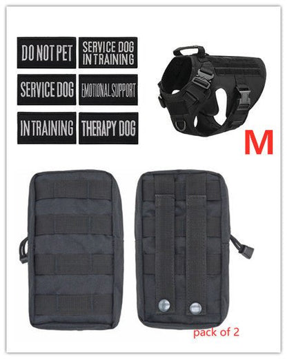Military Tactical Dog Harness German Shepherd Adjustable Pet Dog Back - key words