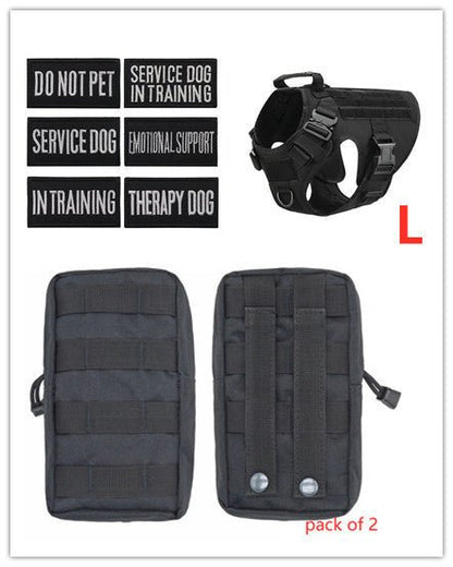 Military Tactical Dog Harness German Shepherd Adjustable Pet Dog Back - key words