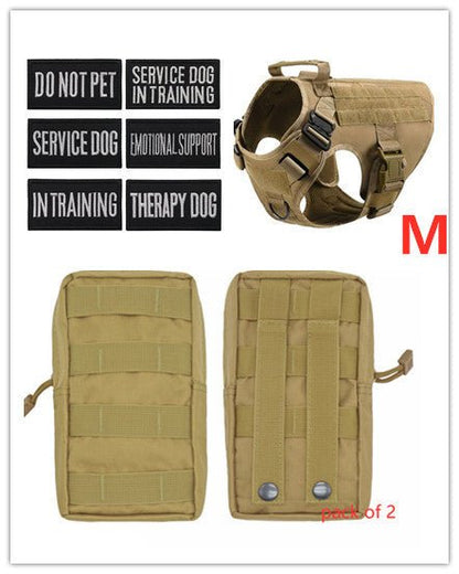 Military Tactical Dog Harness German Shepherd Adjustable Pet Dog Back - key words
