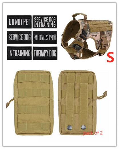 Military Tactical Dog Harness German Shepherd Adjustable Pet Dog Back - key words