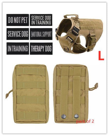 Military Tactical Dog Harness German Shepherd Adjustable Pet Dog Back - key words