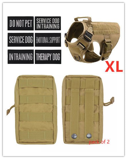 Military Tactical Dog Harness German Shepherd Adjustable Pet Dog Back - key words