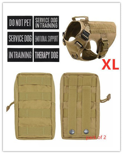 Military Tactical Dog Harness German Shepherd Adjustable Pet Dog Back - key words