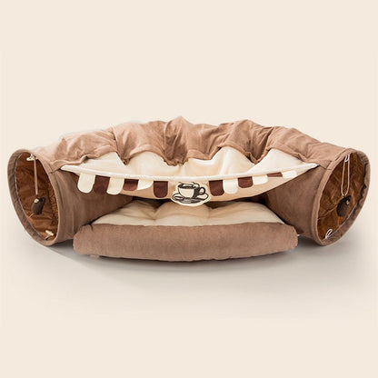 Collapsible Cat Tunnel Durable Washable Collapsible - key words