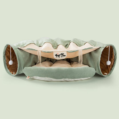 Collapsible Cat Tunnel Durable Washable Collapsible - key words