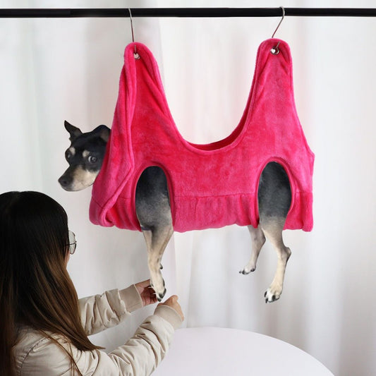 Pet Nails Trimming Pet Grooming Hammock - key words