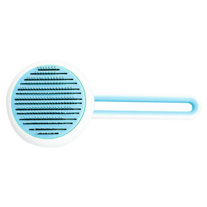 Pet Dog Hair Remover Cat Brush Grooming Tool Automatic Massage Comb Round Hair Brush For Cat Dog Pet Supplies - key words