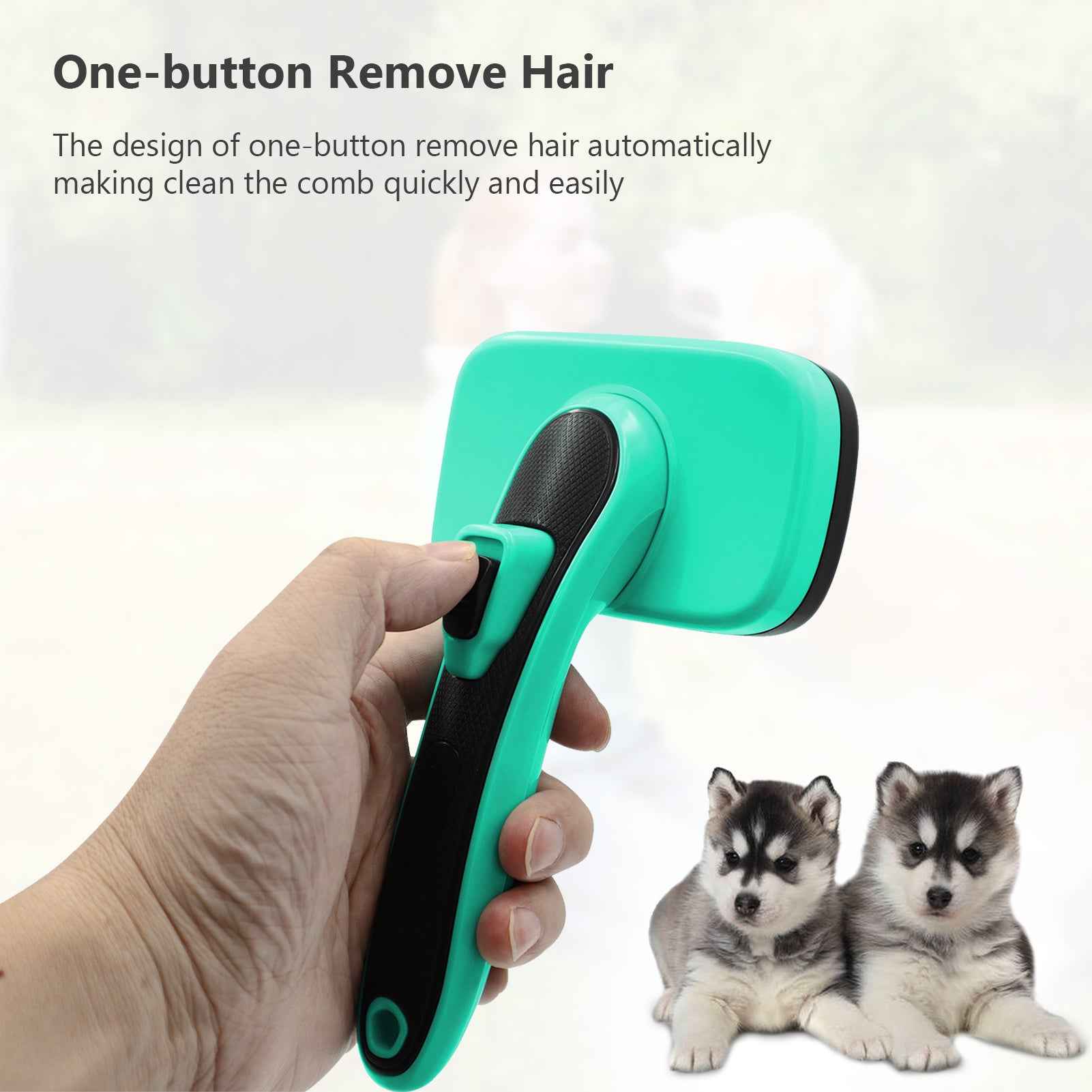 Retractable Pet Hair Brush Grooming Kit