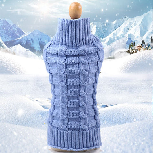 Cashmere Twisted Rope Pet Sweater, Dog Clothes, Pet Products - key words