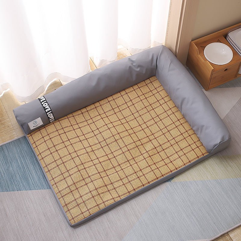 Summer Cooling Mats Cat Bed Dog Bed Dog Sofa Pet Mats Cat House Ice Pad Dog Sleeping Mats Cool Cold Bamboo Fiber Cat Bed - key words
