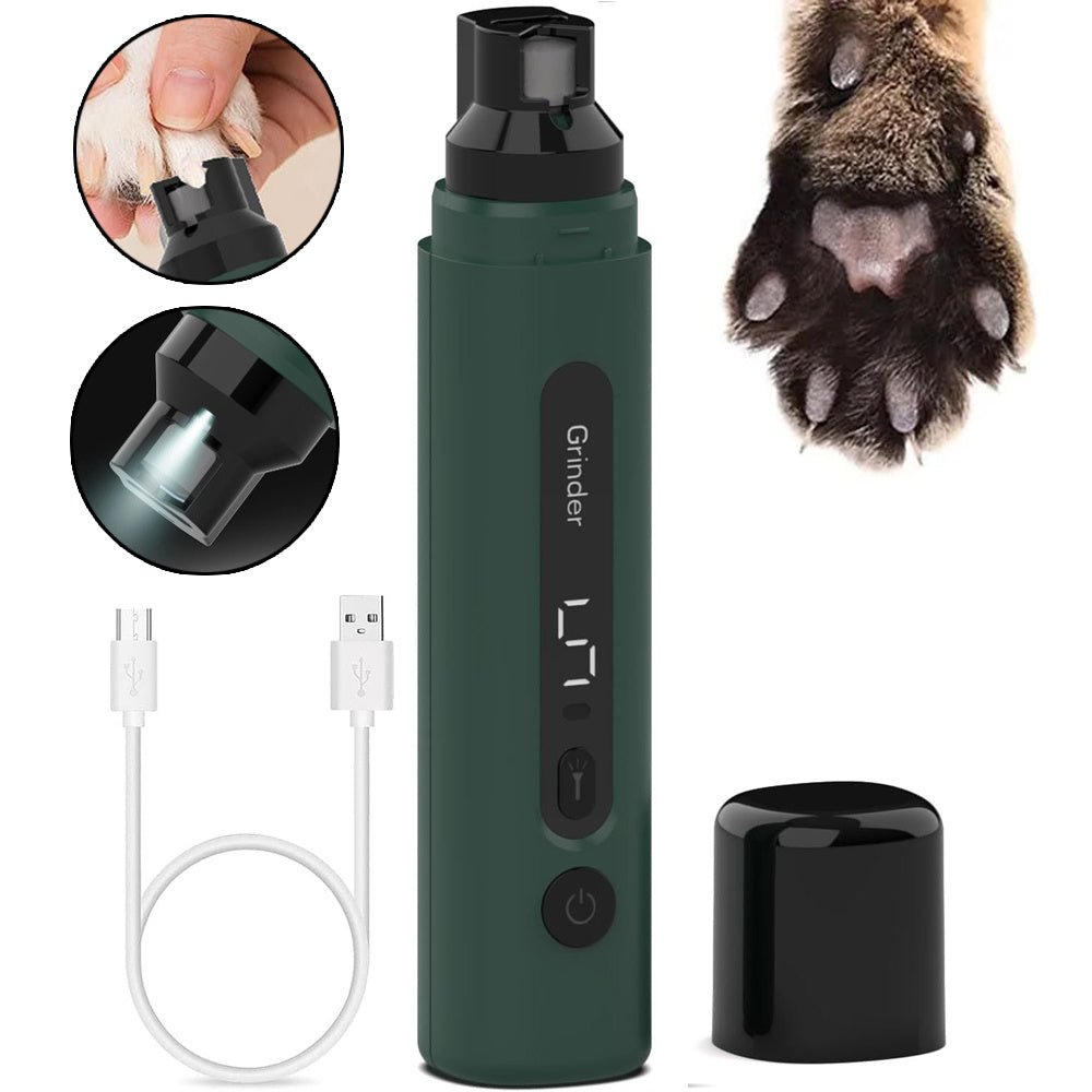 Dog Nail Grinder Electric Pet Nail Trimmers Rechargeable Cat Nail Grinders Super Quiet With 5-Speed Setting For Small Medium Large Dogs Cats Claw Care Pet Products - key words