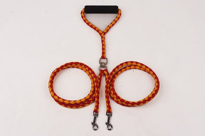 Pet Hand-knitted Traction Wear-resistant Dog Leash Double-ended Hand-knitted Braided Rope Outdoor Dog Leash - key words