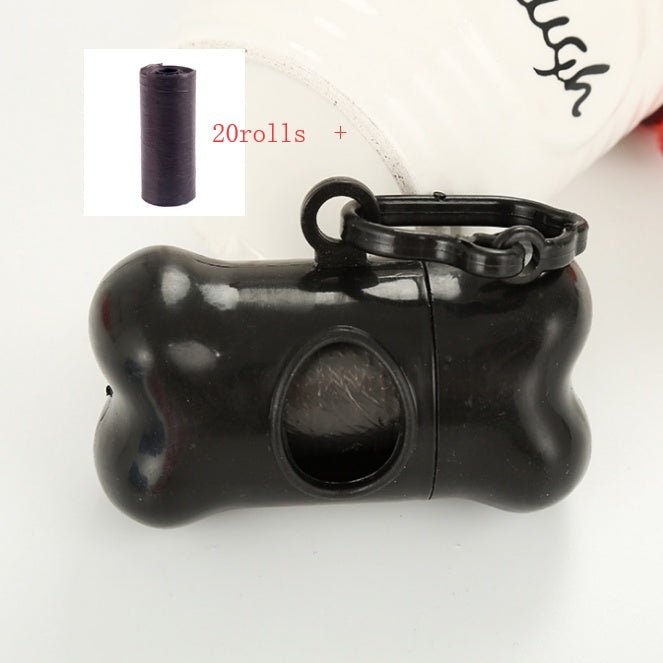 Pet bone type garbage bag dispenser - key words