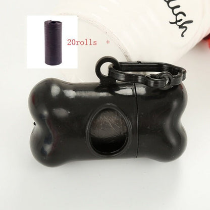Pet bone type garbage bag dispenser - key words