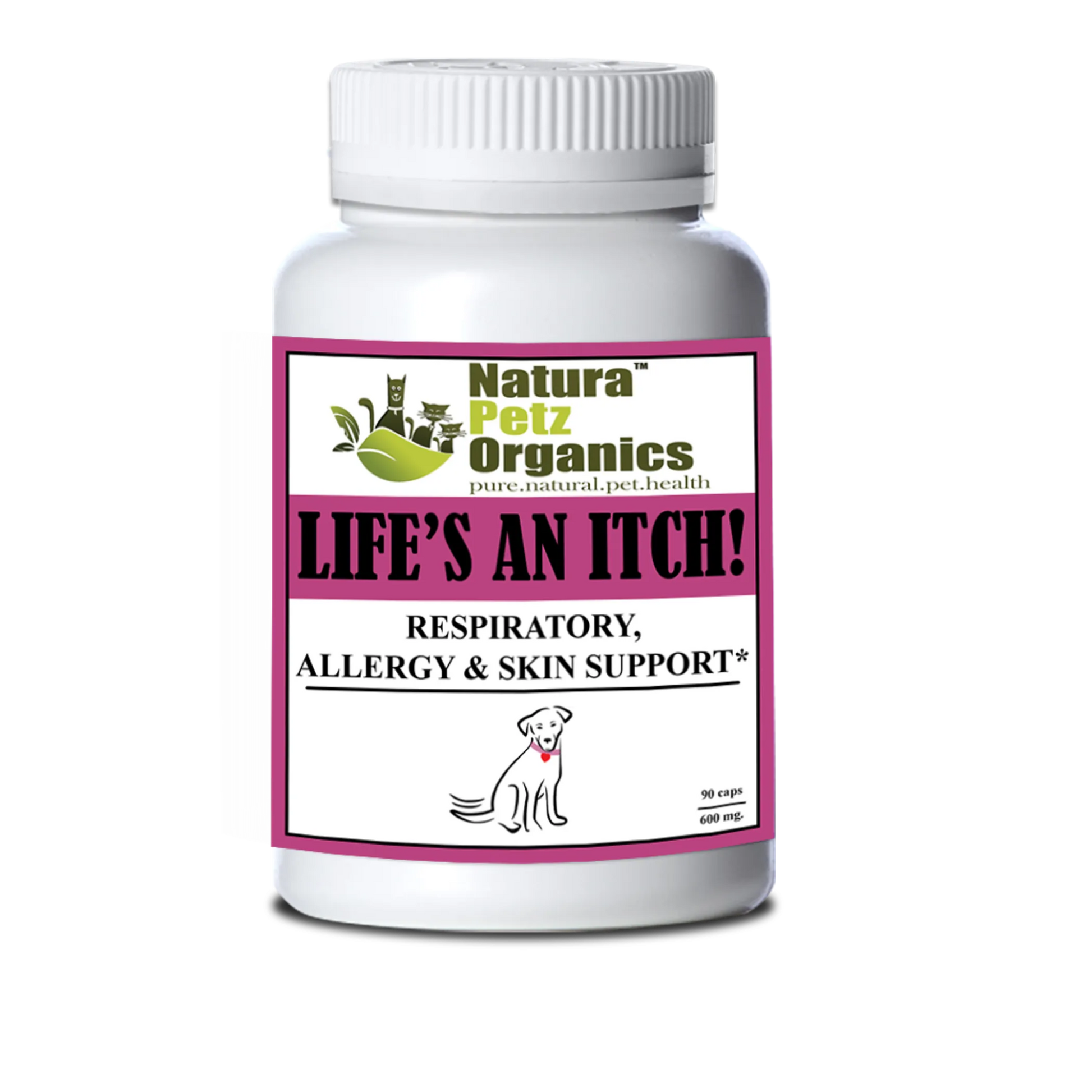 Life'S An Itch Capsules - Respiratory, Allergy & Skin Support* Capsules For Dogs & Cats* - Everpeakgoods