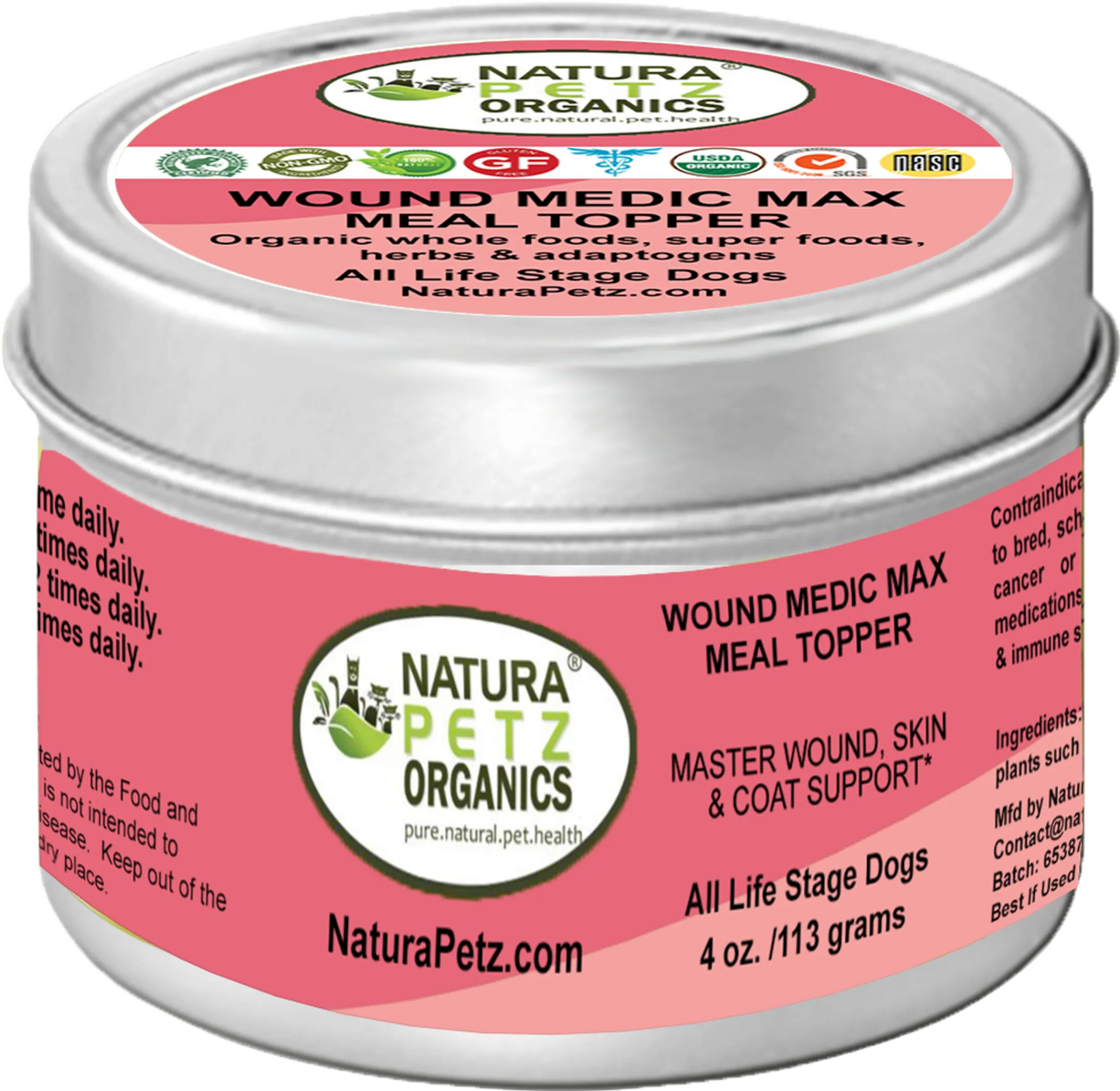 Wound Medic Max Meal Topper* Master Wound, Skin & Coat Support For Dogs & Cats* - Everpeakgoods