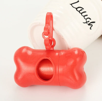 Pet bone type garbage bag dispenser - key words