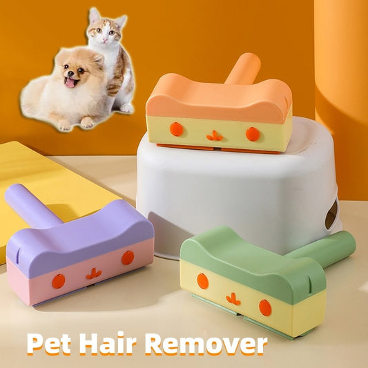 New Pet Hair Roller Remover Lint Brush 2-Way Dog Cat Comb Tool Convenient Cleaning Dog Cat Fur Brush Base Home Furniture Sofa - key words