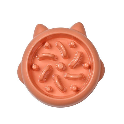 Pet Dog Cat Slow Feeder Bowls Anti Choking Slow Feeder Dish Bowl Home Dog Eating Plate Anti Gulping Bowl Supplies - key words