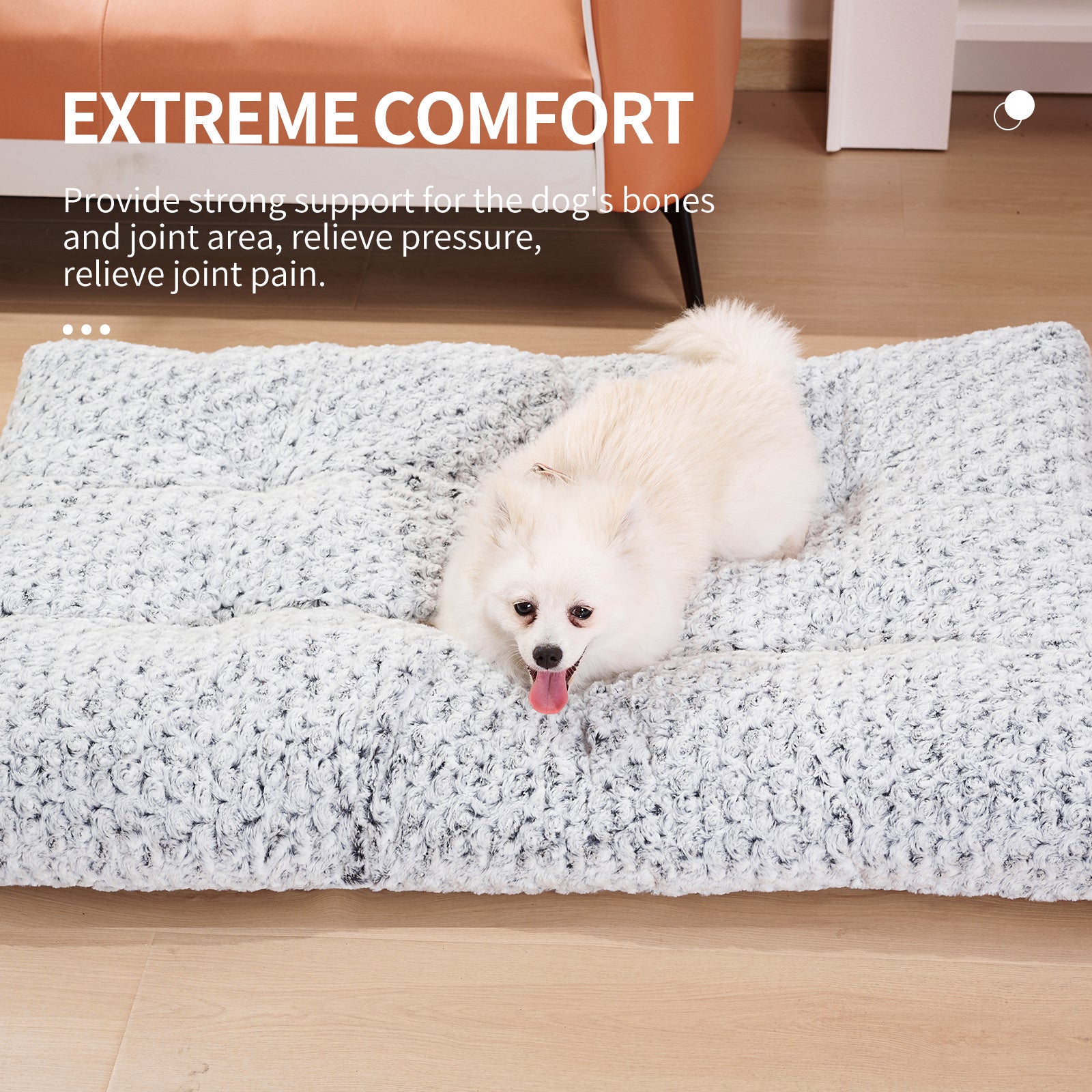 Dog Beds Thickened Rose Velvet Pet Kennel Bed Mat More Cotton Soft Fluffy Washable Dog Bed - key words