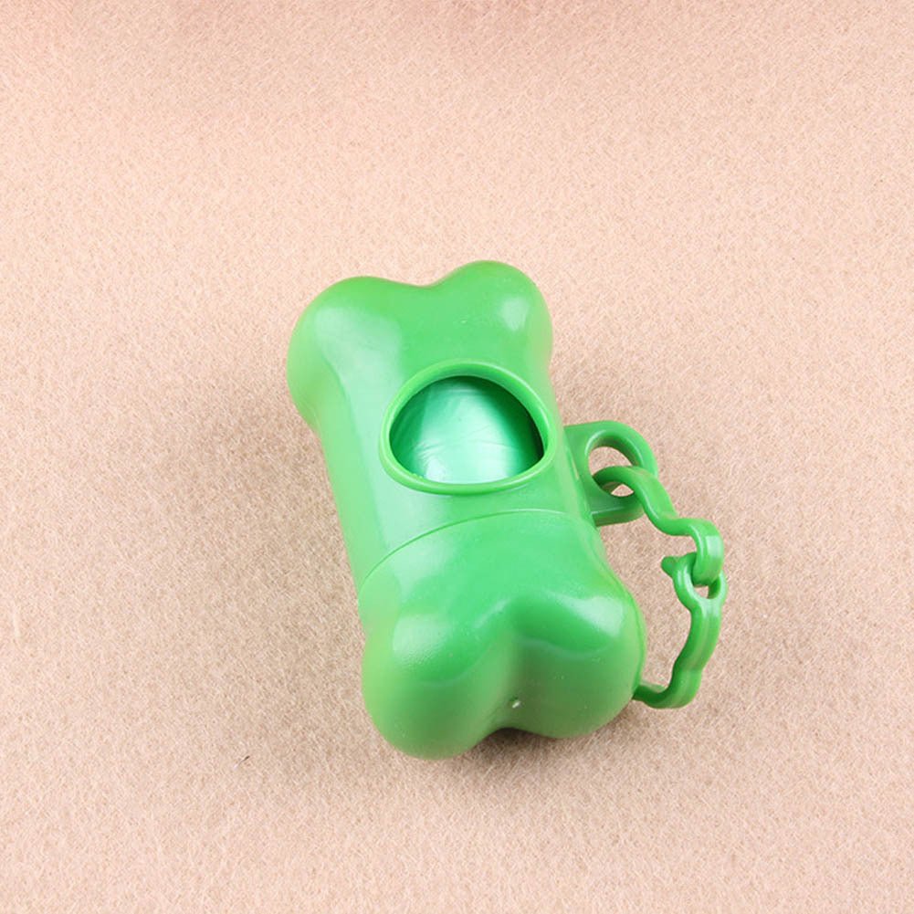 Pet bone type garbage bag dispenser - key words