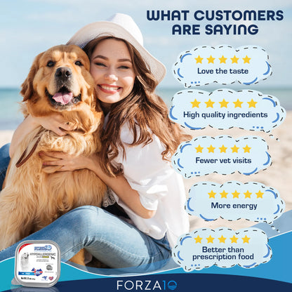 Forza10 Actiwet Hypoallergenic Icelandic Fish Recipe Canned Dog Food - Everpeakgoods