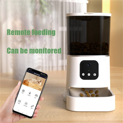Pet Automatic Feeder Large Capacity Smart Voice Recorder APP Control Timer Feeding Cat Dog Food Dispenser With WiFi Pet Bowl - key words