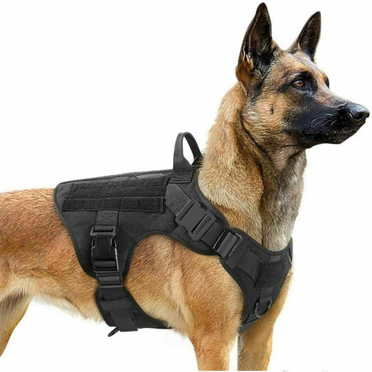 Military Tactical Dog Harness German Shepherd Adjustable Pet Dog Back - key words