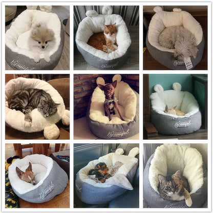 Pet Dog Bed Warming Soft Sleeping Bag Cushion Puppy Kennel - key words
