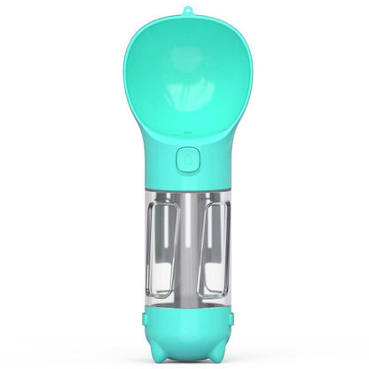 Pet Water Bottle Feeder Bowl Garbage Bag Storage Portable Pet Outdoor Travel 3 In 1 Dog Water Bottle - key words
