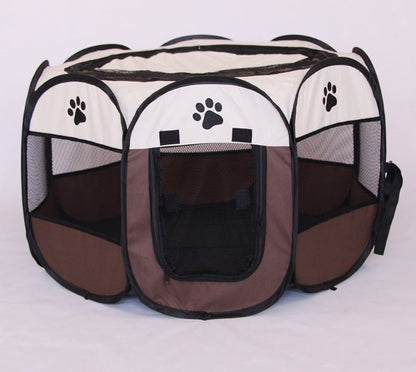 Folding Octagonal Pet Fence Oxford Cloth Cat And Dog Kennel - key words