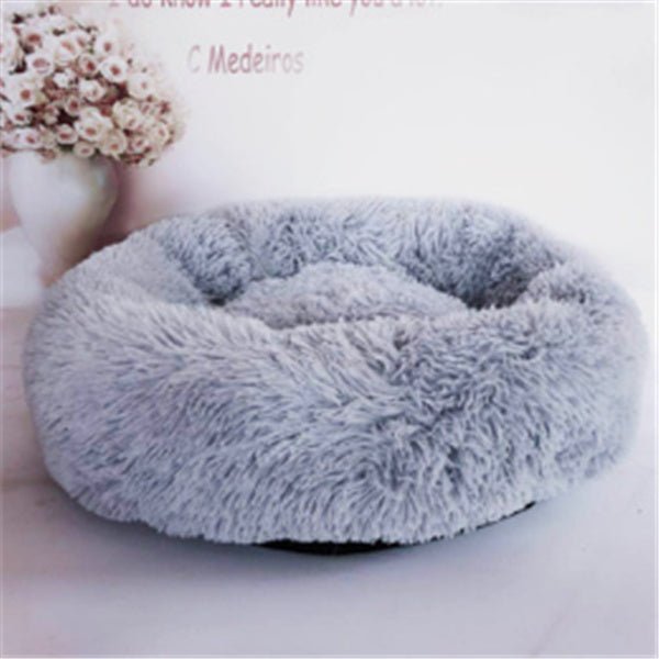Round Long Hairy Autumn And Winter Nest Pad Cat Mattress - key words