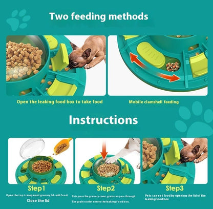 Interactive Dog Puzzle Toy For IQ Improvement And Slow Feeding Suitable For All Sizes Pets Nutritious Diet-Friendly Non-Electric Plastic Pets Game Pet Products - key words