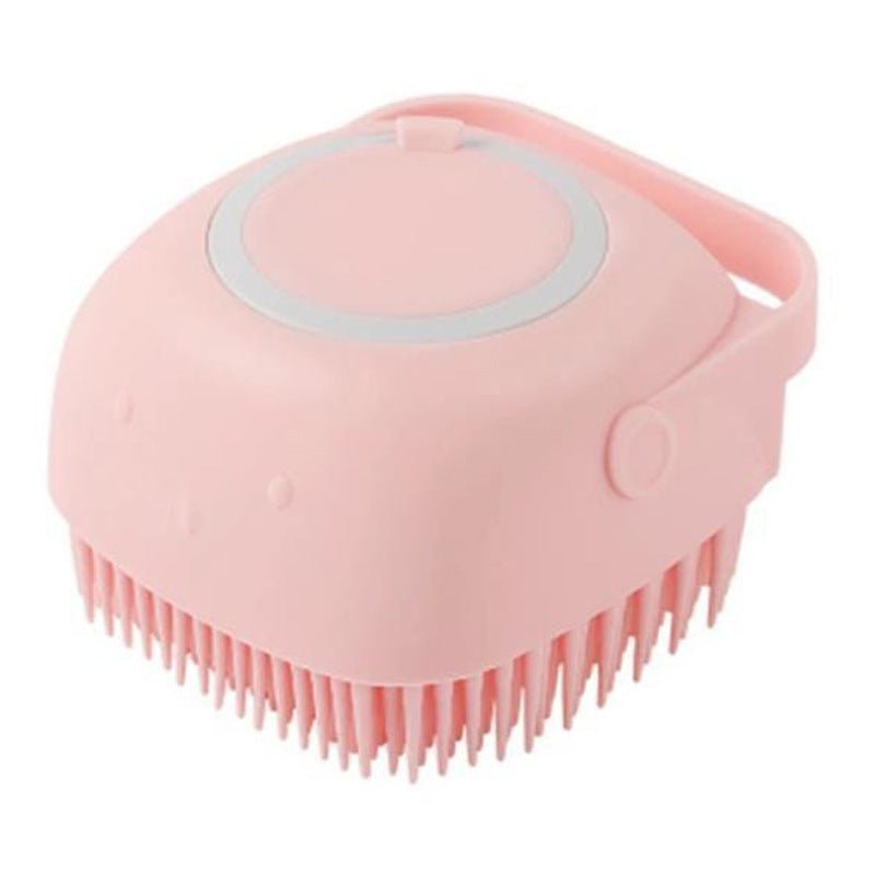 Silicone Dog Bath Massage Gloves Brush Pet Cat Bathroom Cleaning Tool Comb Brush For Dog Can Pour Shampoo Dog Grooming Supplies - key words