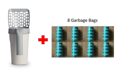 Storage Box Integrated Lazy Cat Litter Shovel Set - key words