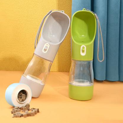 Pet Dog Water Bottle Feeder Bowl Portable Water Food Bottle Pets Outdoor Travel Drinking Dog Bowls Water Bowl For Dogs - key words
