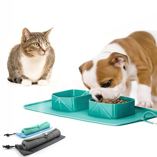Pet Bowl Silicone Folding Pet Bowl - key words
