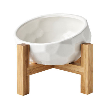 Pet bowl oblique mouth cat bowl food bowl dog bowl method bucket food bowl - key words