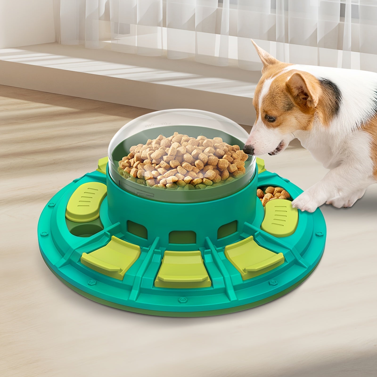 Interactive Dog Puzzle Toy For IQ Improvement And Slow Feeding Suitable For All Sizes Pets Nutritious Diet-Friendly Non-Electric Plastic Pets Game Pet Products - key words