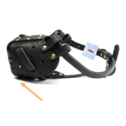 Cowhide Dog Muzzle Medium And Large Dog Horse Dog - key words