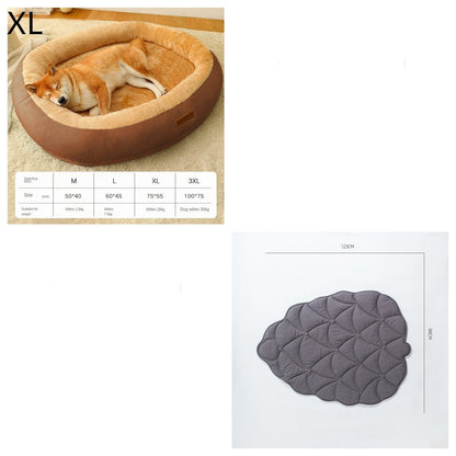 Removable And Washable Dog Bed Warm Cat Bed For Sleeping - key words