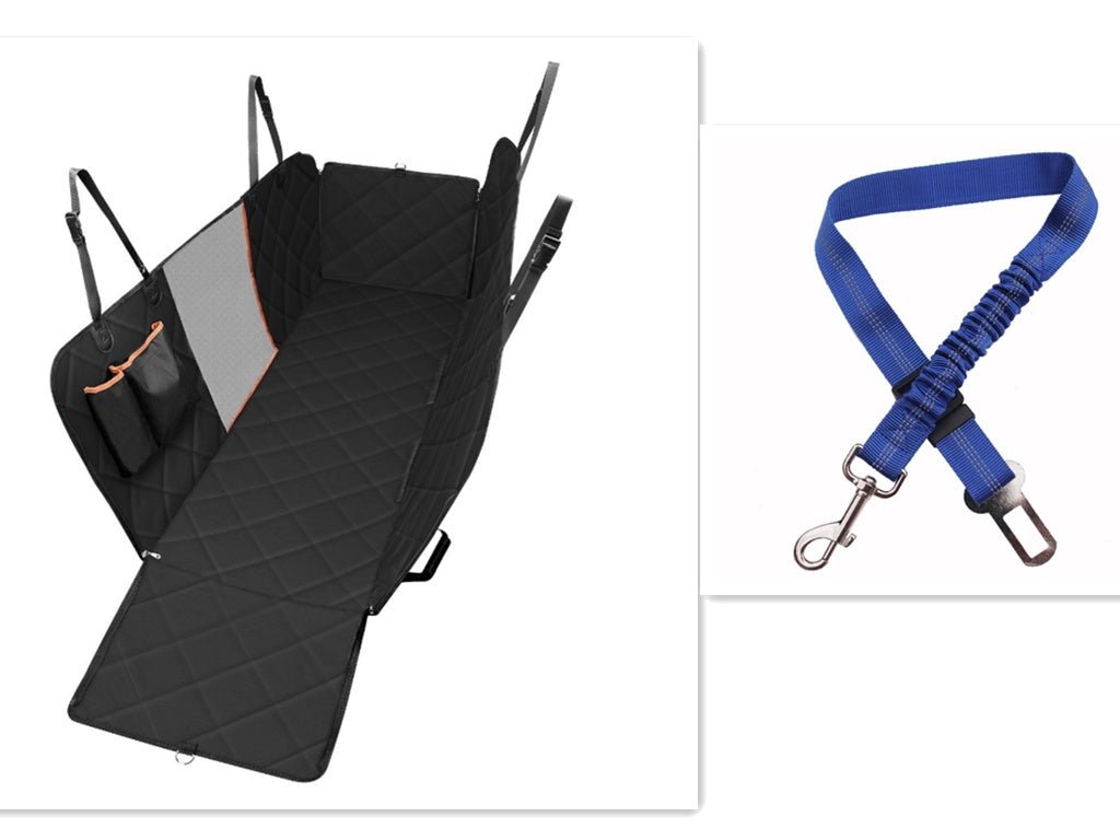 Dog Car Seat Cover View Mesh Pet Carrier Hammock Safety Protector Car Rear Back Seat Mat With Zipper And Pocket For Travel - key words
