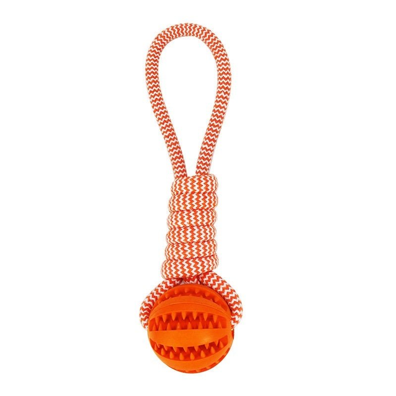 Dog Toys Treat Balls Interactive Hemp Rope Rubber Leaking Balls For Small Dogs Chewing Bite Resistant Toys Pet Tooth Cleaning Bite Resistant Toy Ball For Pet Dogs Puppy - key words