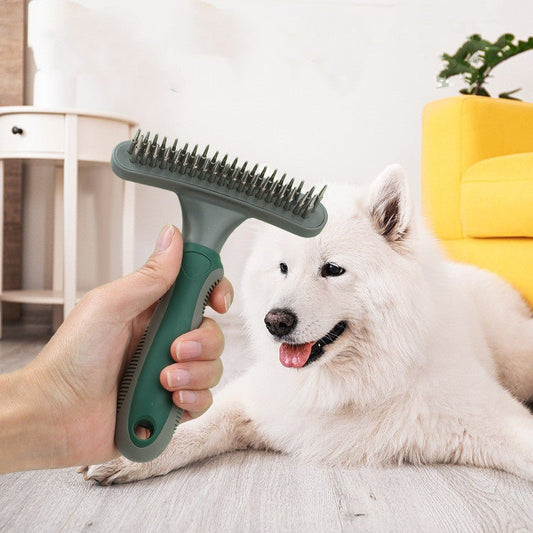 Pet Cleaning And Beauty Products Double Row Comb - key words
