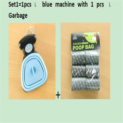 Dog Pet Travel Foldable Pooper Scooper With 1 Roll Decomposable bags Poop Scoop Clean Pick Up Excreta Cleaner Epacket Shipping - key words