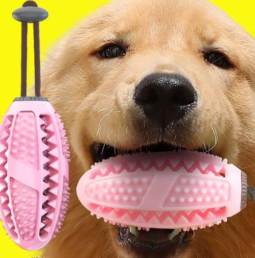 Dog Toys Silicon Suction Cup Tug Interactive Dog Ball Toy For Pet Chew Bite Tooth Cleaning Toothbrush Feeding Pet Supplies - key words
