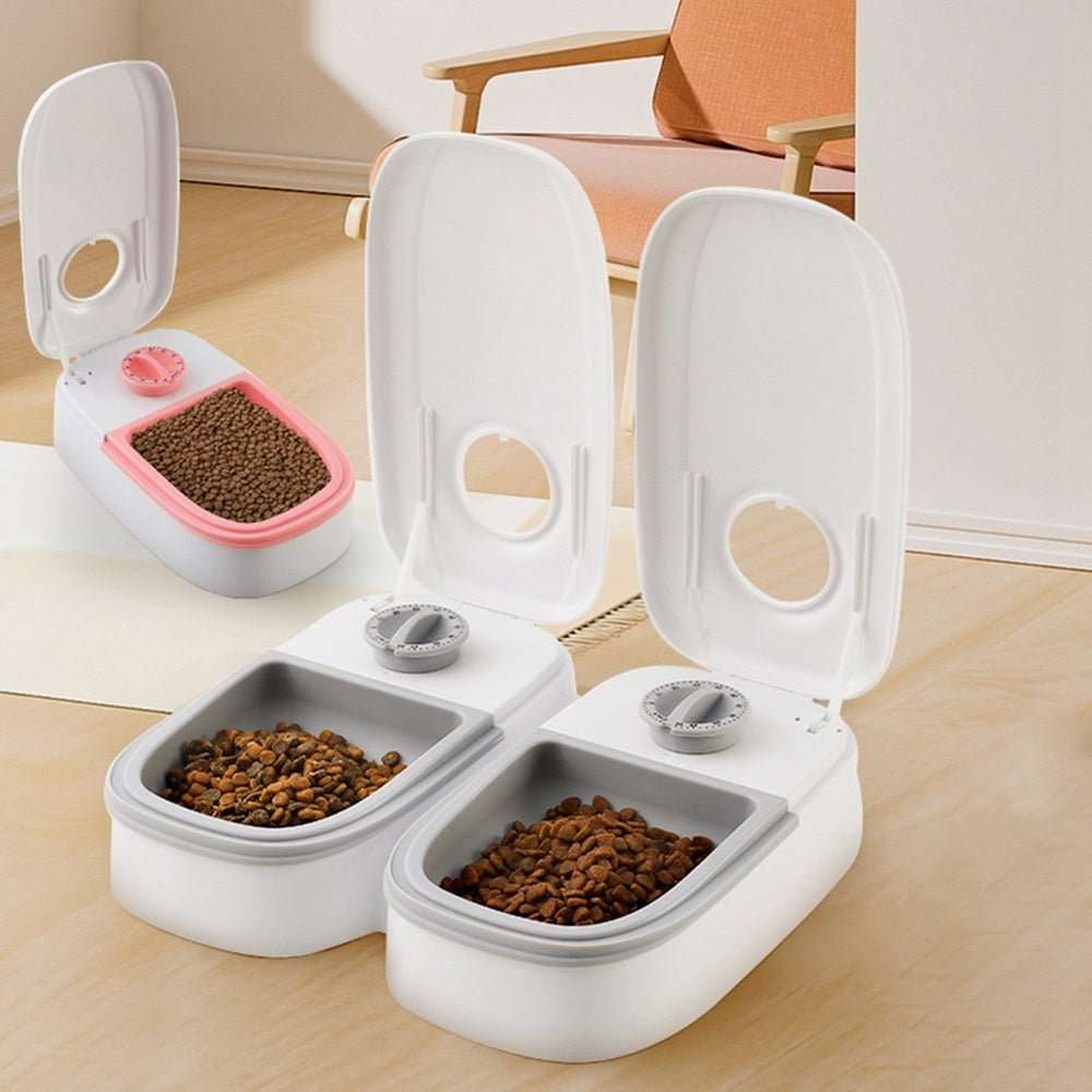 Automatic Pet Feeder Smart Food Dispenser For Cats Dogs Timer Stainless Steel Bowl Auto Dog Cat Pet Feeding Pets Supplies - key words