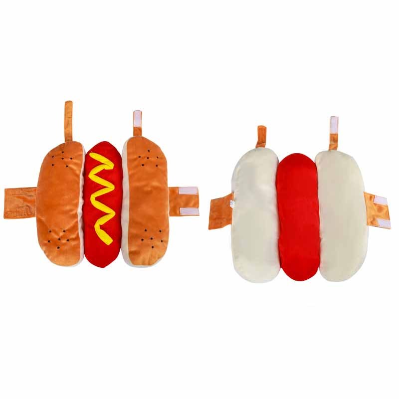 Funny Halloween Costumes For Dogs Puppy Pet Clothing Hot Dog Design Dog Clothes Pet Apparel Dressing Up Cat Party Costume Suit - key words