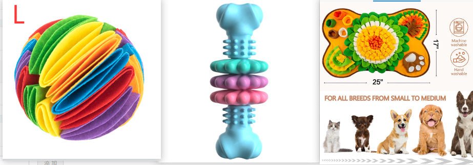 Dog Chew Toy Dog Bone Type  Dogs Teeth Cleaning Toys Indestructible TPR Bone Chewing Bite Resistant Teething Toys  Pet Products - key words