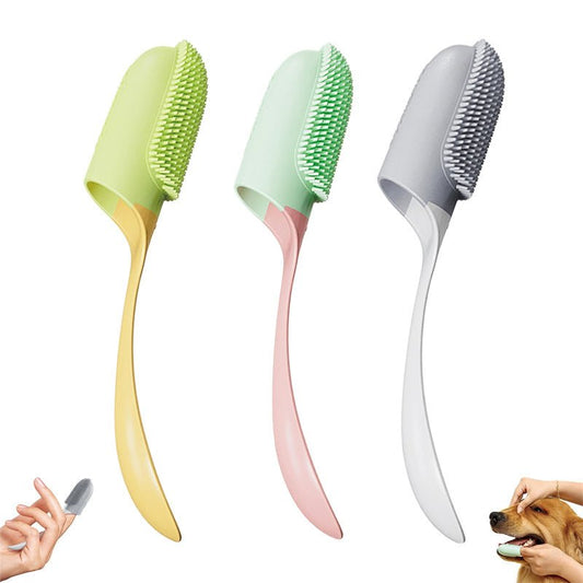 Dog Tooth Cleaning Brush Care Finger Wrap Cat Dog Oral Cleaning Toothbrush Tool Silicone Dog Cat Finger Toothbrush Supplies Pet Products - key words